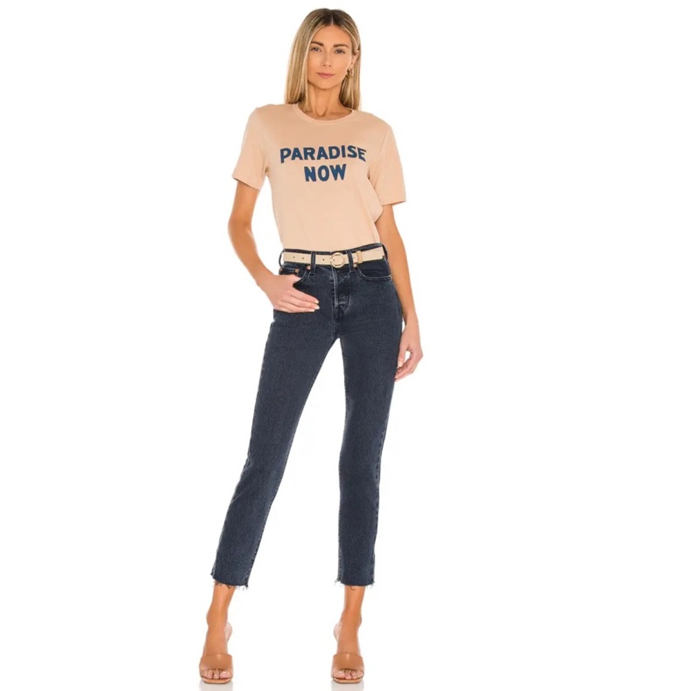 Classic High-Rise Straight Jeans - Dark Indigo